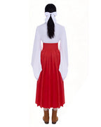 Adult Utahime Costume White Kimono and Skirt Full Set for Halloween Cosplay