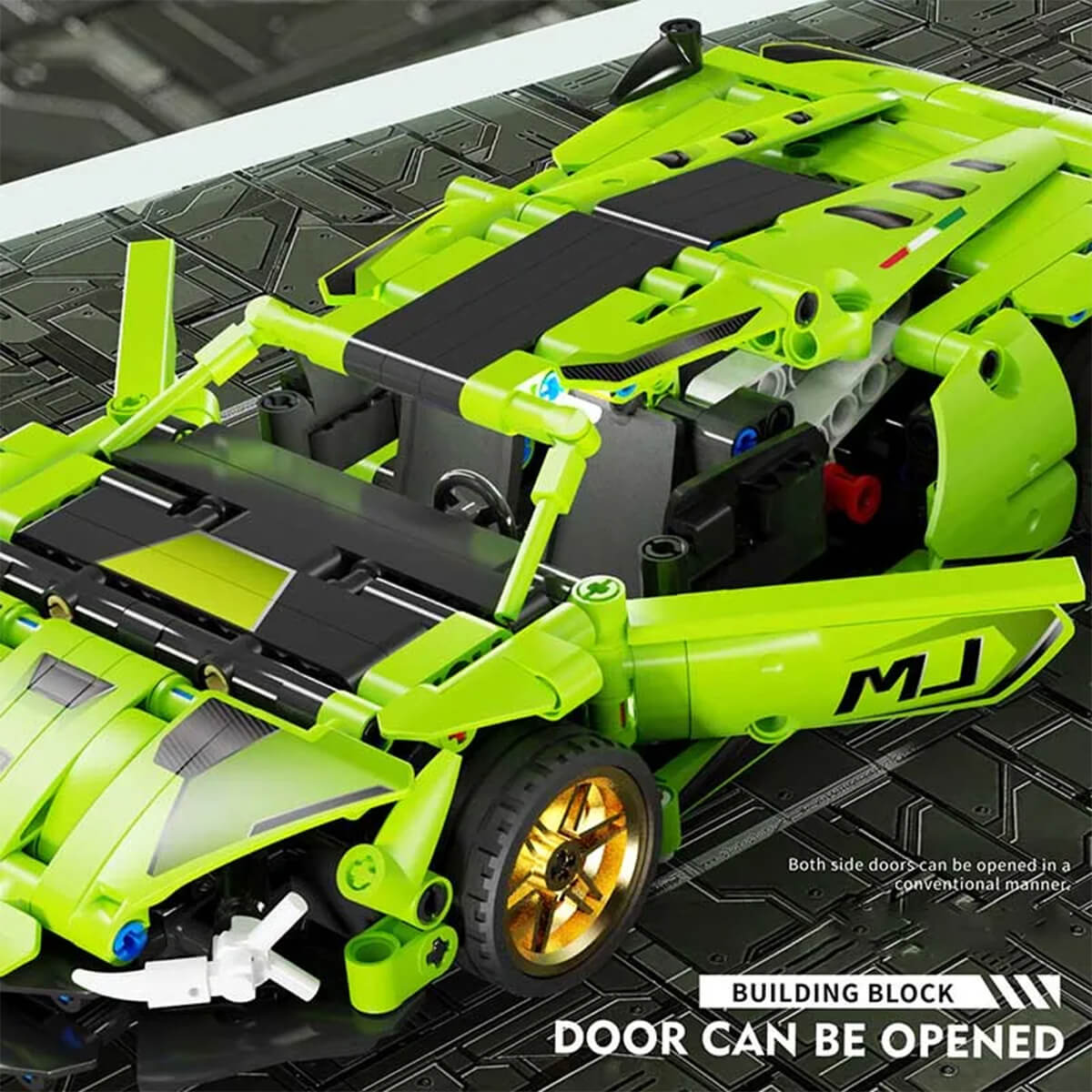 2 in 1 Rambo Transformation Robot Car Building Blocks DIY Kit Car Mode ...