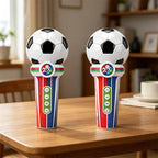 2pcs Fan Cheering Soccer Megaphone Portable Handheld Speaker Voice Amplifier with Recording and LED Lights