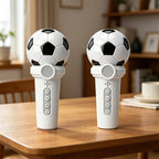 2pcs Fan Cheering Soccer Megaphone Portable Handheld Speaker Voice Amplifier with Recording and LED Lights