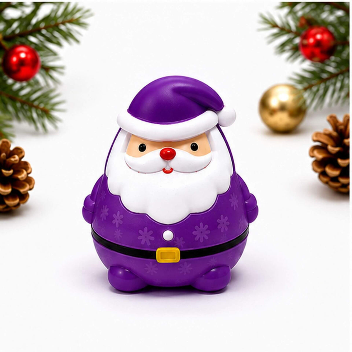 2pcs Santa Claus Squishies Christmas Blind Box Soft Stress Relief Squeeze Toy for Kids 14+ and Adults