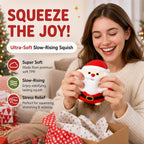 2pcs Santa Claus Squishies Christmas Blind Box Soft Stress Relief Squeeze Toy for Kids 14+ and Adults
