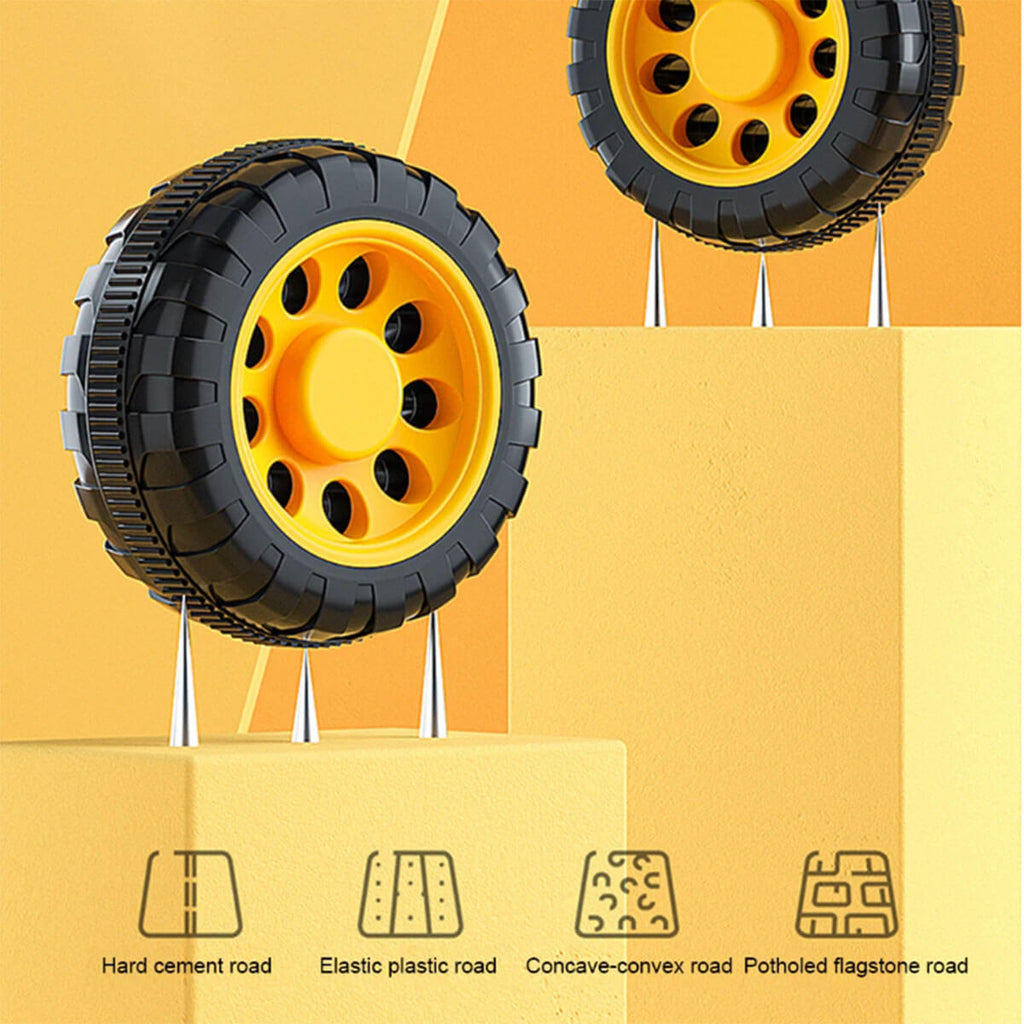 3-in-1 Ride On Push Car With Front Loader Digger Toddler Ride-On Excavator & Lights Music