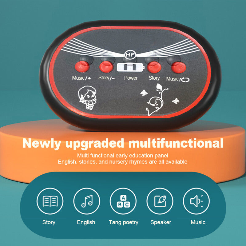 3-in-1 Toddler Excavator Cute Push Car Battery Powered Riding Car with Music and Light