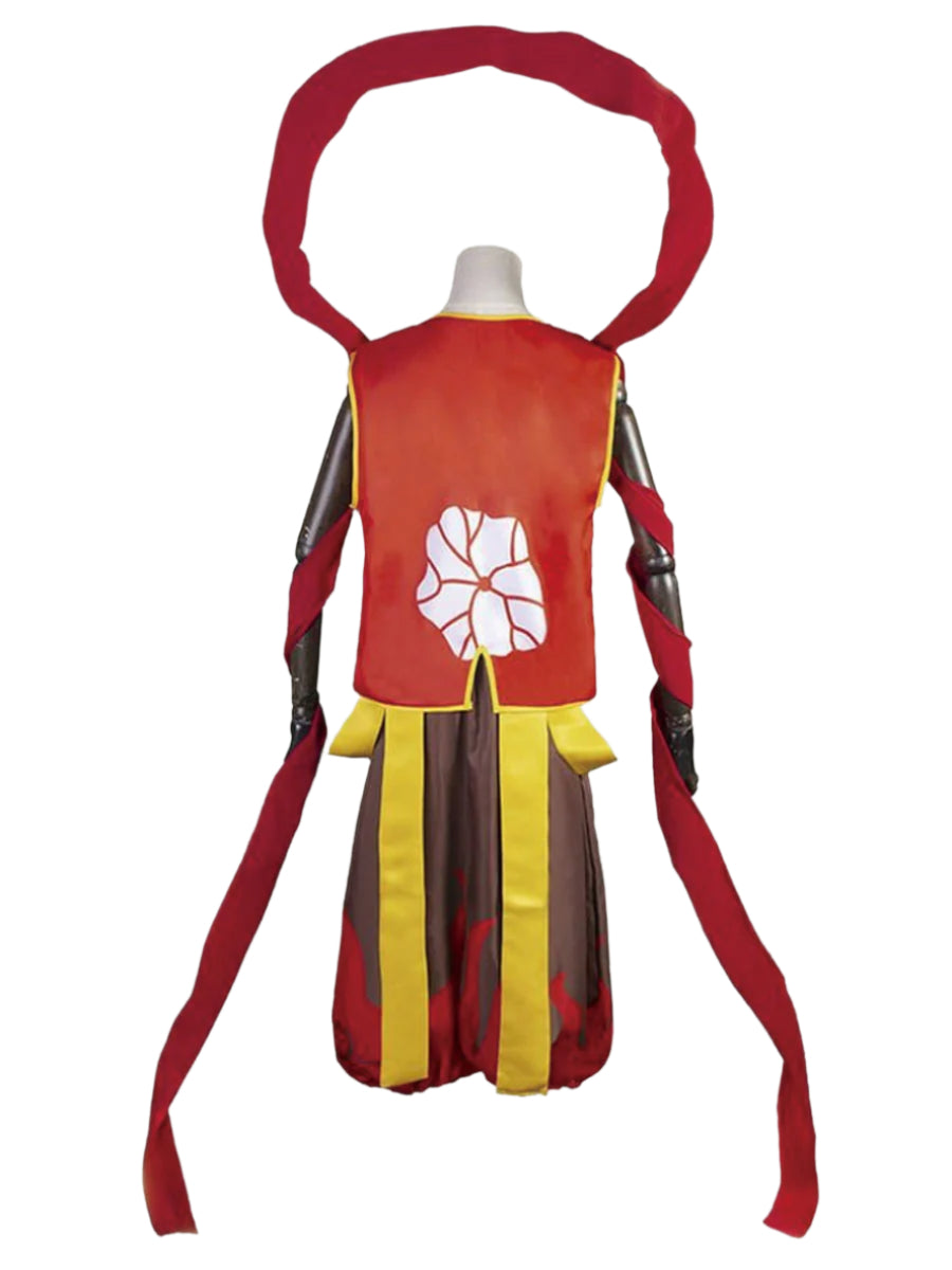 Kids Cosplay Outfit Vest Pants and Hun Tian Ling 3pcs Set for Dress Up Party