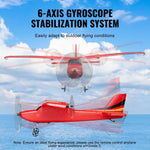 2.4GHz RC Plane 6-Axis Gyro Remote Control Airplane  EPP Foam Plane with 2 Batteries