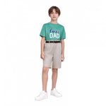 Kids Fox Costume Casual Green Shirt and Shorts Suit for Cospay Daily Wear