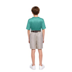 Kids Fox Costume Casual Green Shirt and Shorts Suit for Cospay Daily Wear