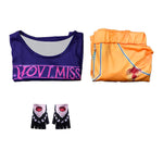 Girls Cosplay Outfit Pop Star T-shirt Leggings 3pcs Outift for Halloween Party