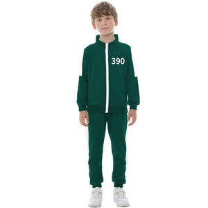 Game 2 Kids Player Tracksuit 2PCS Sweatshirt and Pants for Cosplay