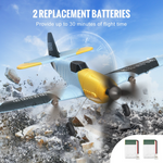 2.4Ghz RC Plane 3CH Airplane 6-Axis Gyro Stabilizer Fighter Aircraft Plane for Adults and Kids