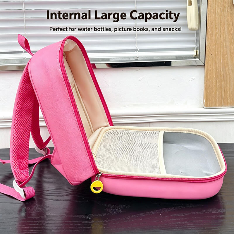 3D Cartoon Dino Backpack Lightweight Waterproof Backpack with Adjustable Shoulder Straps for Preschoolers