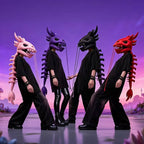 3D Dino Plush Skeleton Headpiece & Spine Realistic Dino Cosplay For Kids and Adults