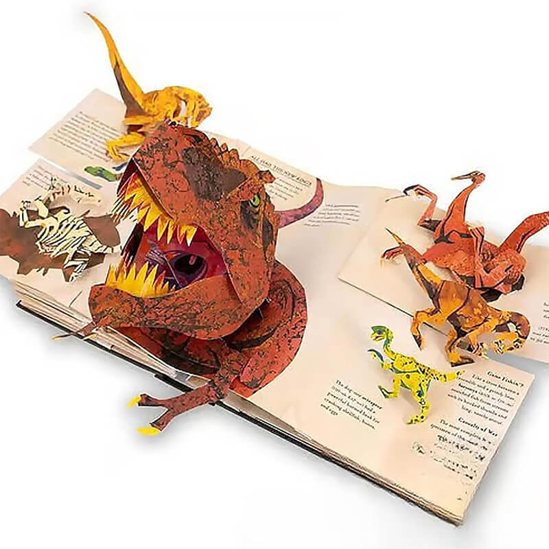 3D Dinosaur Pop-up Book Encyclopedia Prehistoric Dinosaur Books for Kids and Dino Enthusiasts