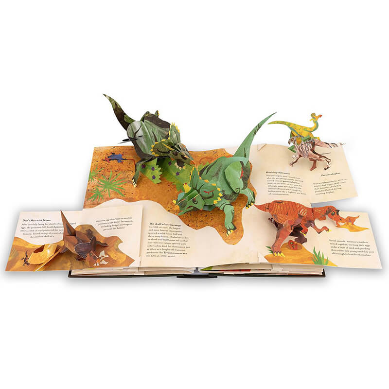 3D Dinosaur Pop-up Book Encyclopedia Prehistoric Dinosaur Books for Kids and Dino Enthusiasts