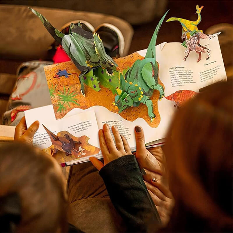 3D Dinosaur Pop-up Book Encyclopedia Prehistoric Dinosaur Books for Kids and Dino Enthusiasts