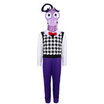 Inside Fear Costume Kids Adults Out Jumpsuit and Helmet Cosplay Outfit for Carnival