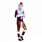 Kids Santa Costume Funny Xmas Onesie Festive Holiday Outfit for Boys Girls