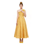 Cute Judy Party Dress Yellow Ball Gown with Headband Kids Adults Cosplay Costume