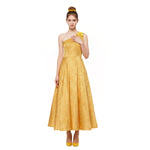 Cute Judy Party Dress Yellow Ball Gown with Headband Kids Adults Cosplay Costume