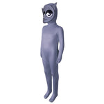 Kids Clukr Outfit Game Incredibox Silver Costume Sprunki Jumpsuit for Boys