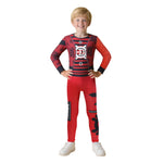 Boys Vampire Costume Red Zombies Victor Jumpsuit for Halloween Cosplay