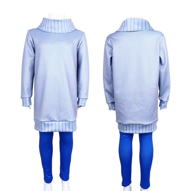 Kids Inside Sadness Costume Out Sweatshirt and Pants for Boy Girls Cosplay
