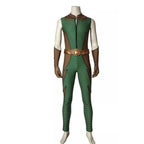 Lord of the Seven Seas Costume Adults Superhero Jumpsuit Gloves and Belt Suit