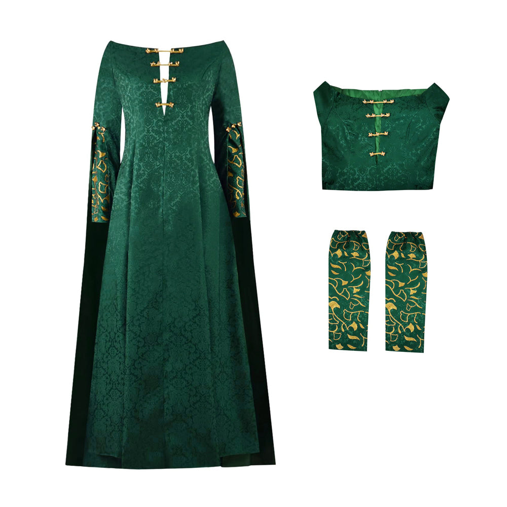 Women Alicent Hightower Dress Dragon House Queen Alicent Green Medieva –  Sun Baby