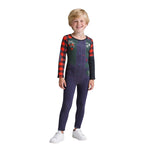 Kids Zombies Costume Zombie Boy Zed Jumpsuit Halloween Outfit for Cosplay Party