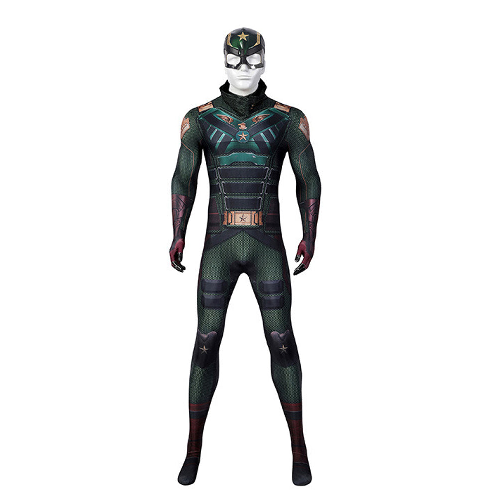 Soldier Boy Costume Ben Battle Suit Jumpsuit and Helmet for Halloween Cosplay