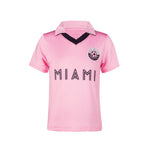 Kids Soccer Jersey 2024 Miami No.10 Football Uniform Pink Shirts and Shorts