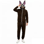 Horror Deer Hooded Sweatshirt and Pants Set Game Player Monster Tracksuit with Plus Size