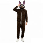 Horror Deer Hooded Sweatshirt and Pants Set Game Player Monster Tracksuit with Plus Size