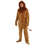 Wizard Lion Costume Kids Adults Cute Furry Outfit with Helmet Gloves and Shoe Covers