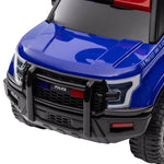 Kids Police Car Ride On Toy with Under Seat Storage Sliding Vehicle Musical Steering Push Car