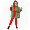 Kids Christmas Present Costume Boys Girls Gift Box Tops and Jumpsuit 2pcs Suit for Xmas Party