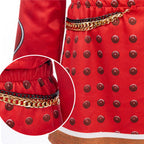 Red Princess Costume Movie 5 3D Printed Jacket Shirt Pants Skirts and Gloves 5pcs Suit for Dress-up Party