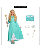 Rosalina Princess Costume Dress with Magical Accessories for Cosplay Events