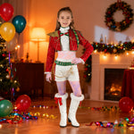 Christmas Pop Star Costume Golden Dance Suit Sequin Party Dress Dress Up Outfit