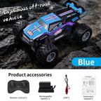 4WD Amphibious RC Car 2.4GHz Waterproof RC Off- road Truck with 360° Rotation for Land & Water