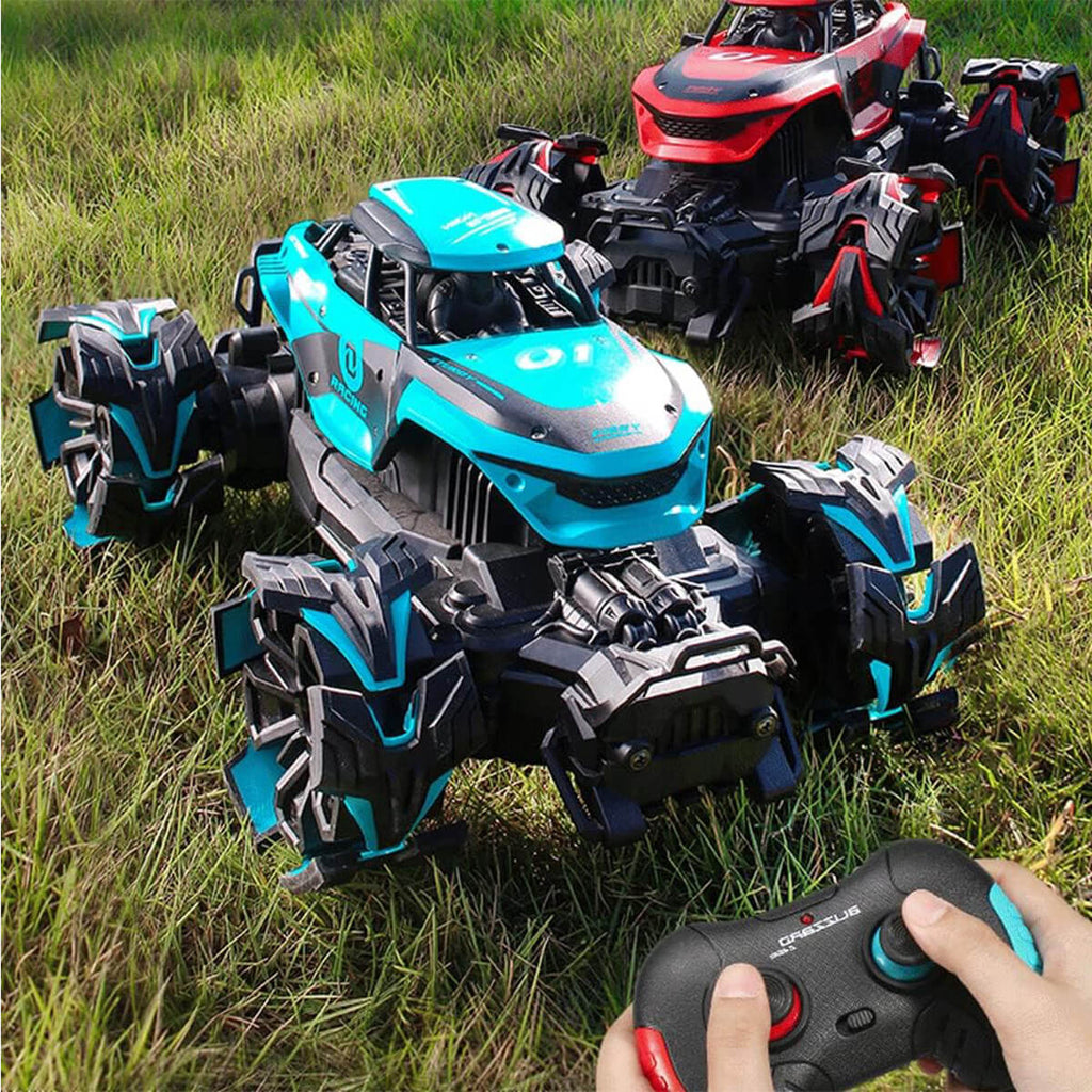 1/12 Remote Control Car 2.4G 4WD Monster Off-Road Climbing Truck RC Stunt Car With Explosive Wheel