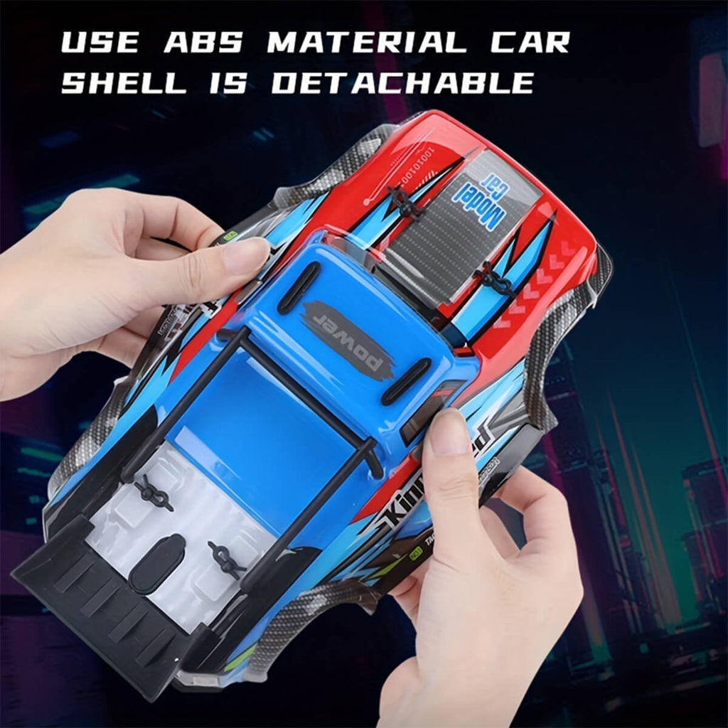 4WD Remote Control Drift Car 2.4G RC Fast Spray Truck with Led Lights for Kids