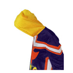 Adult Might Pajamas Blue Soft Fleece Jumpsuit Cozy Anime Loungewear Cosplay Costume