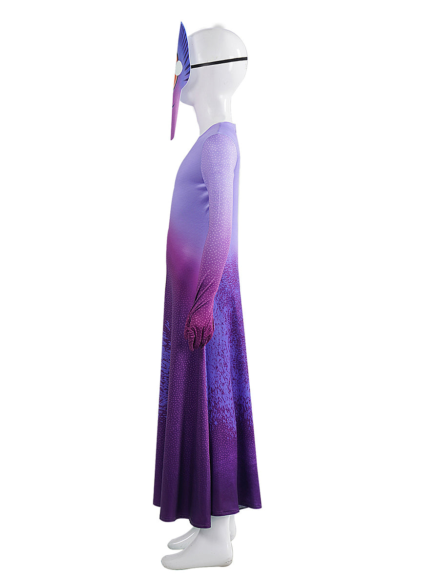 Ambassador Costume Turais Mysterious Purple Squid-like Alien Outfit fo ...