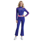 Kids Adults Addison Costume Zombies Blue Sweatshirt and Pants Suit for Cosplay Carnival