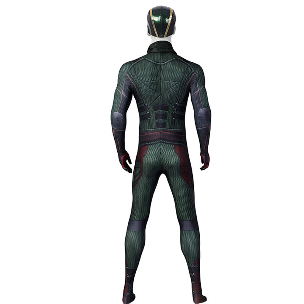 Soldier Boy Costume Ben Battle Suit Jumpsuit and Helmet for Halloween Cosplay