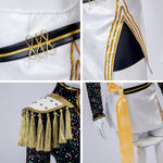 Pop Idol Costume Golden Black Stage Performance Outfit Cosplay Suit Full Set