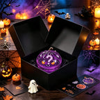 4pcs Halloween Dumpling Squishy Toy with Steamer Box 3.35inch Blind Box Squeeze Stress Relief Toy for Halloween Gifts