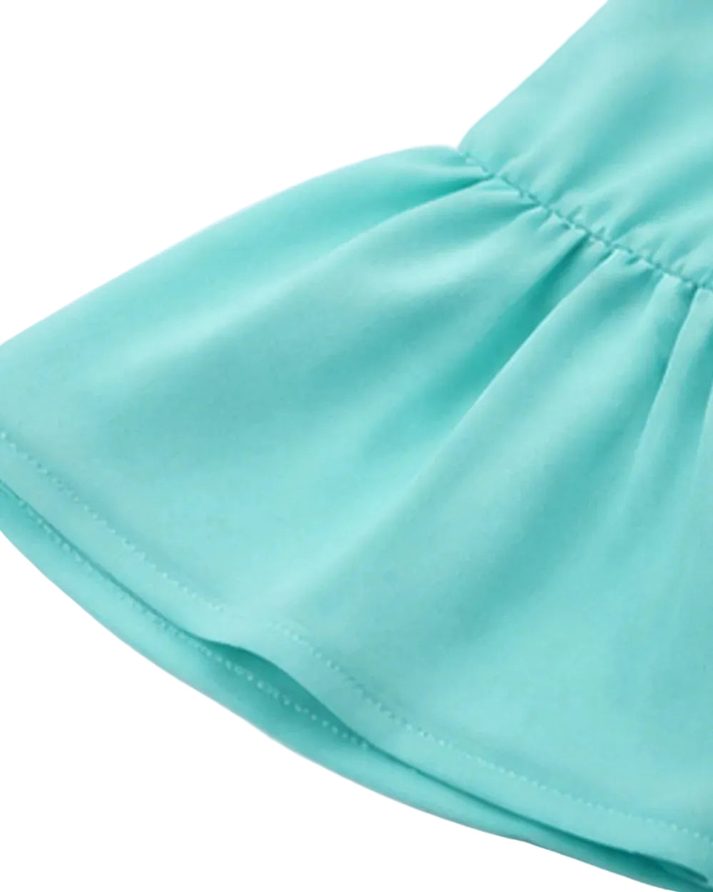 Girls Statue of Liberty Outfit Mint Green Dress with Crown Headband Sash Set for Patriotic 4th of July Parades